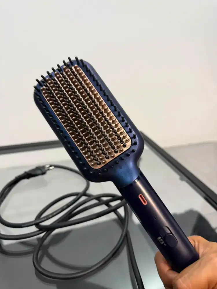 Catok Sisir Philips Heated Brush 5000 BHH885 Original Like New - Mulus