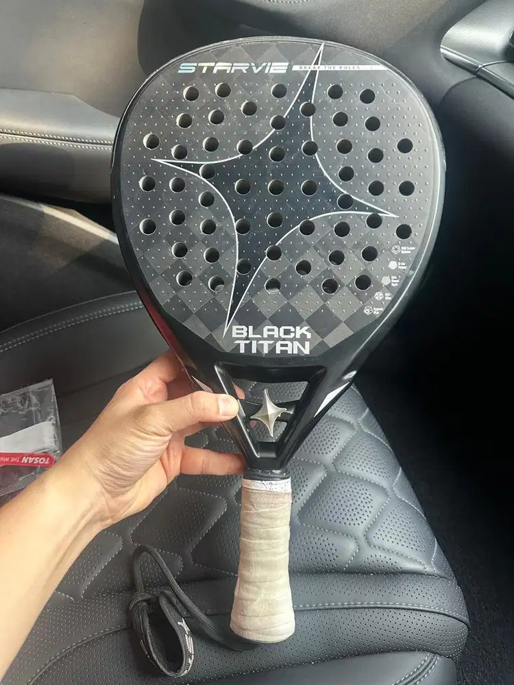Raket Padel Starvie Black Titan 2026 - 100% Original