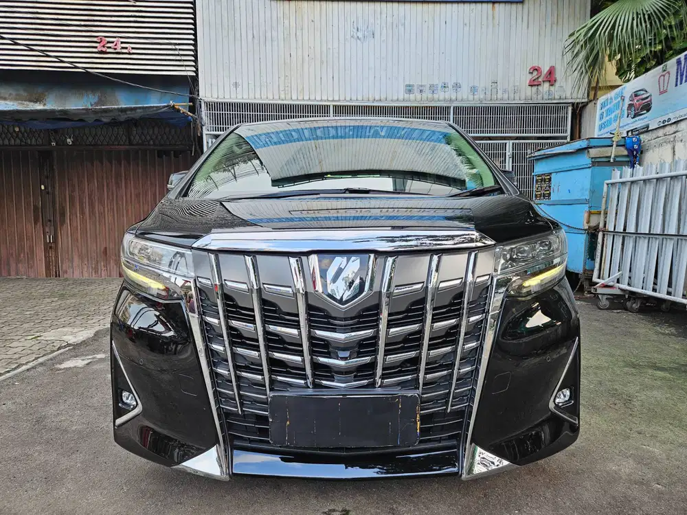 37 rb km Toyota Alphard 2.5 G atpm facelift 2019 nik 2018 hitam black