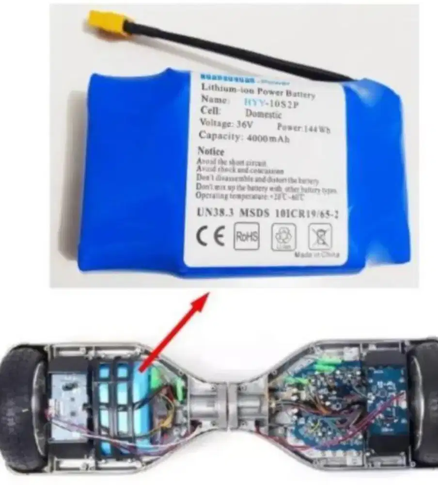 Dijual battery hoverboard