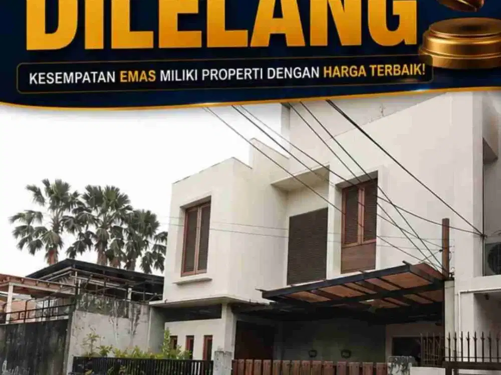 DIJUAL VIA LELANG RUMAH 2 LANTAI TEBET UTARA.