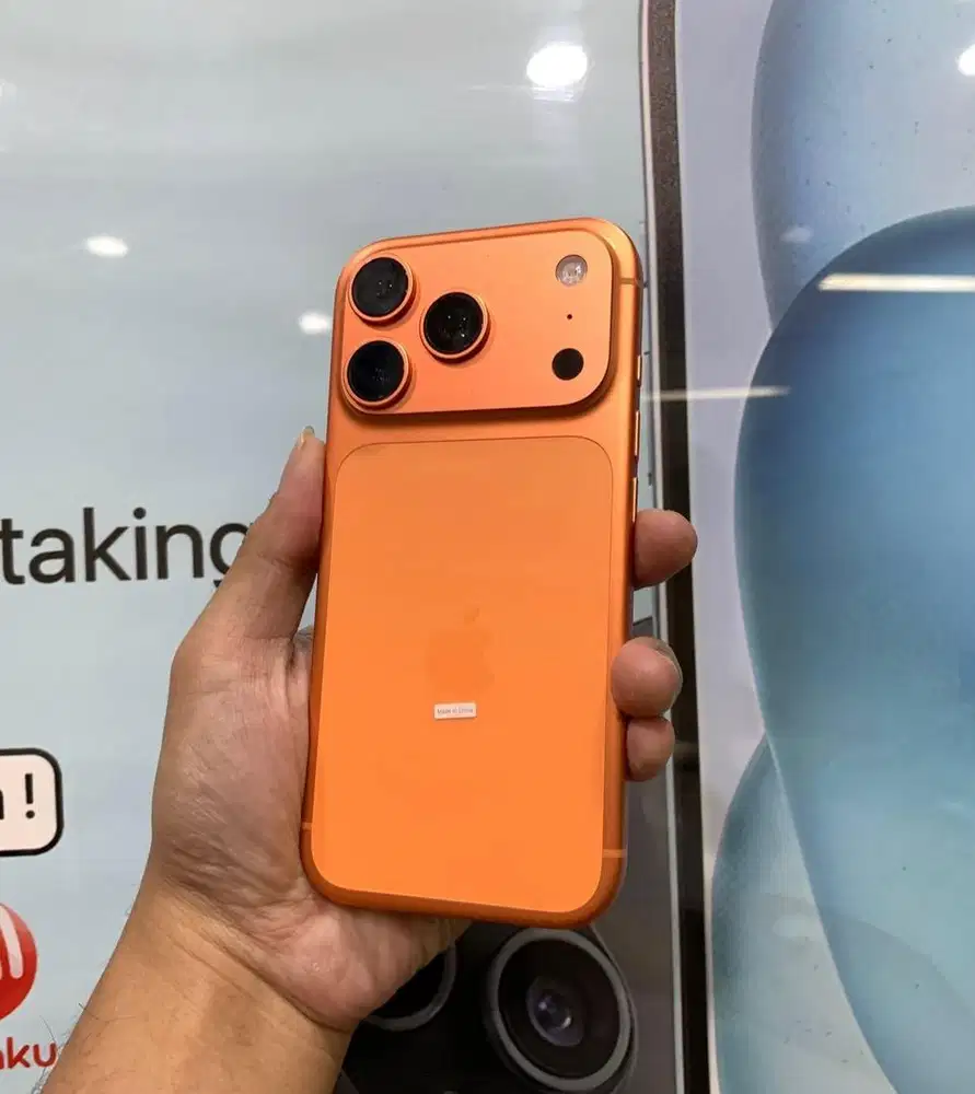 iPhone 17 Pro 256GB Garansi Resmi iBox Battery Health 93% Orange