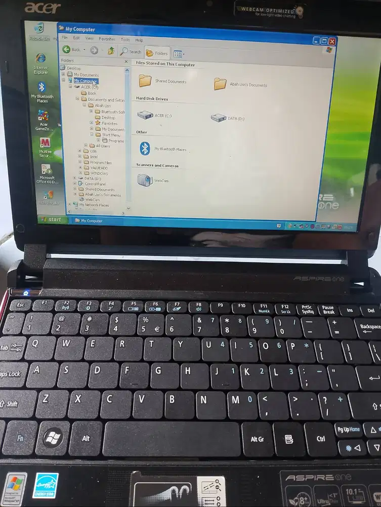 Notebook AcerAspire