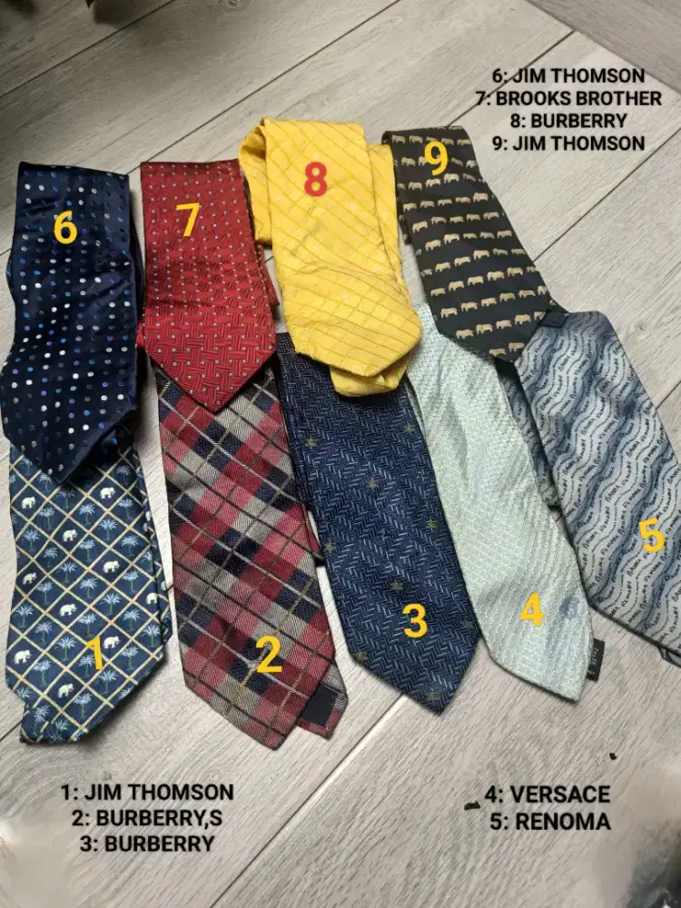 Dasi branded 9 pcs