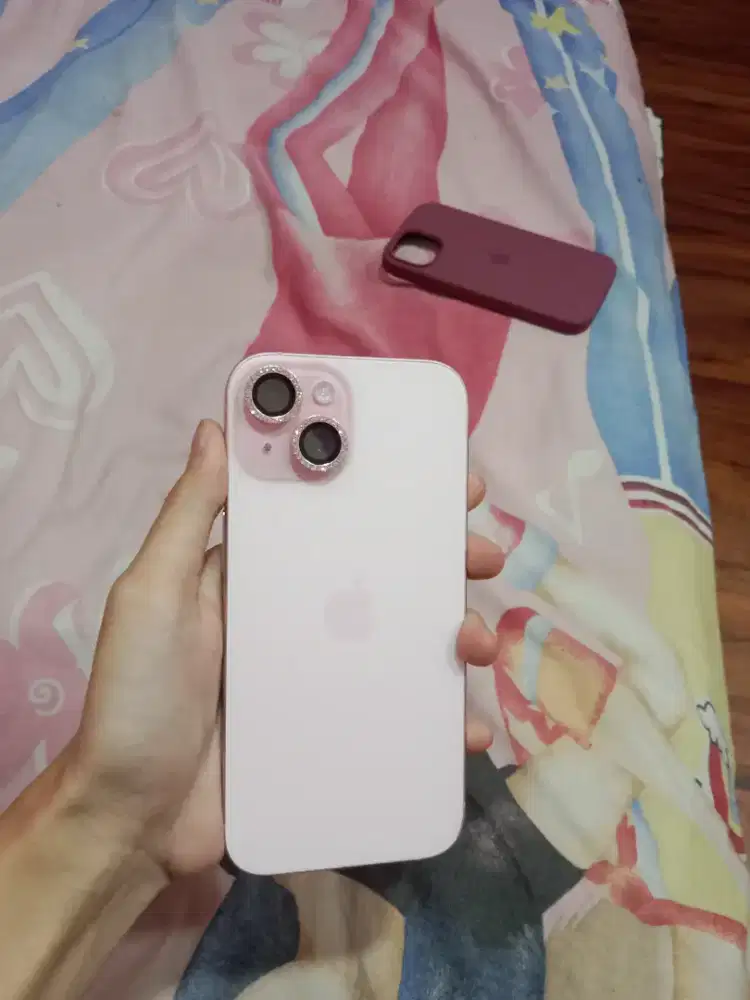 iphone 15 pink 128 garansi resmi blibli
