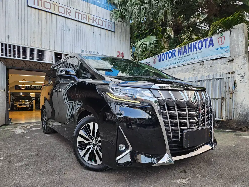 37 rb km Toyota Alphard 2.5 G facelift 2019 nik 2018 hitam atpm black