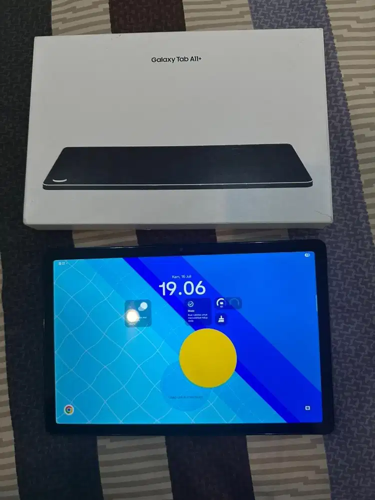 Jual samsung tablet A11 + 6/128gb , bagus mulus garansi