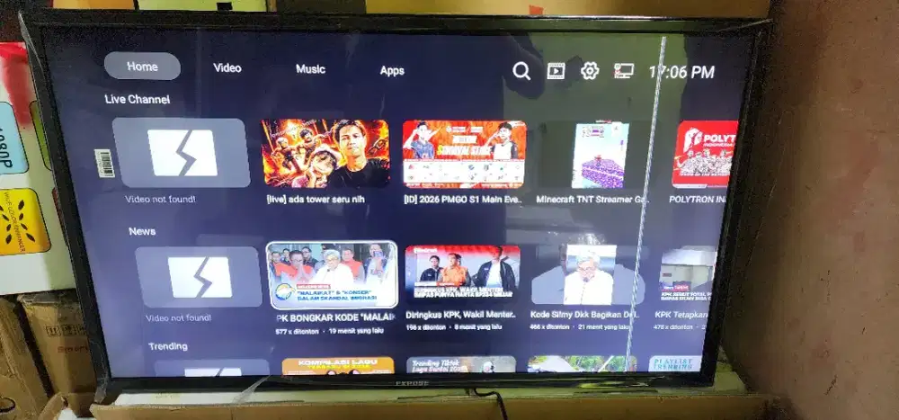 TV Smart 43inc Espose Minus
