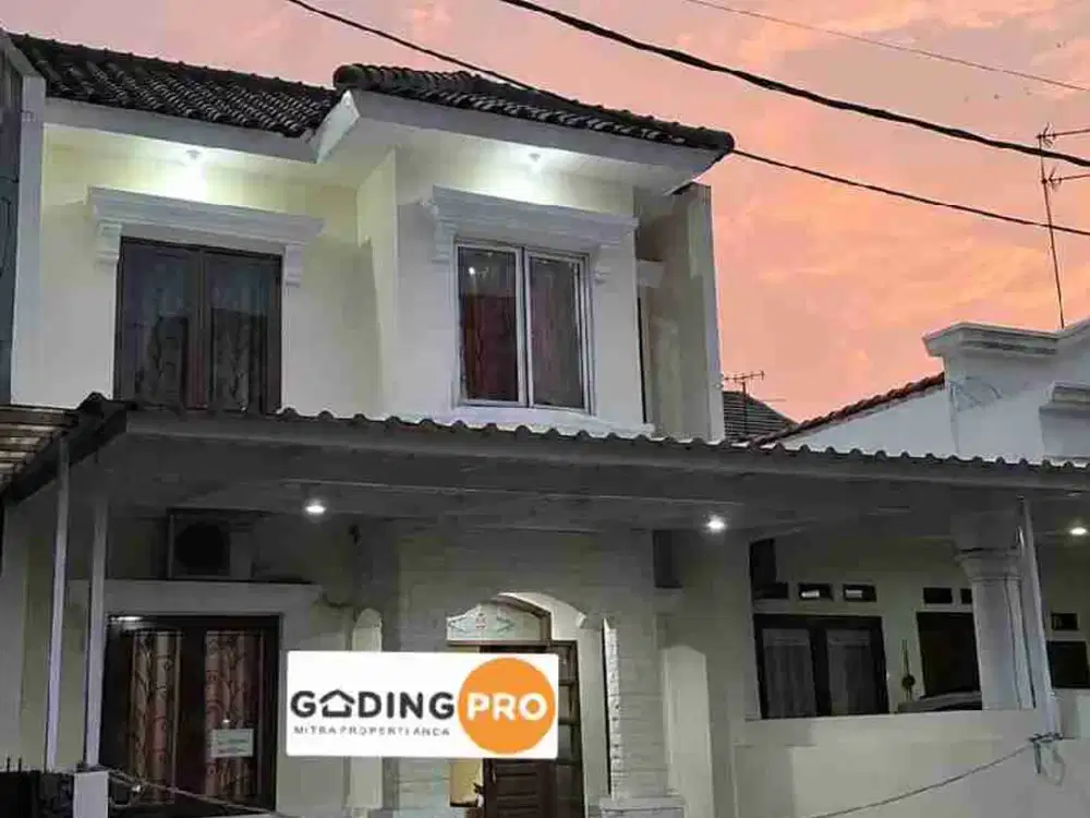 JUAL RUMAH CITRA GRAN CIBUBUR SHM CLUSTER DEPAN BANGUNAN 2 LANTAI RAPI SIAP HUNI FULL FURNITUR