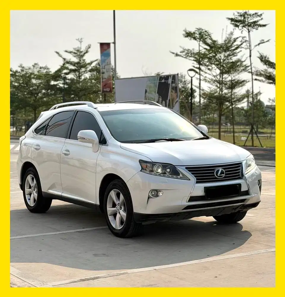 LEXUS RX-270 CBU JAPAN HK TAHUN 2013 WARNA PUTIH METALIK PAJAK PANJANG