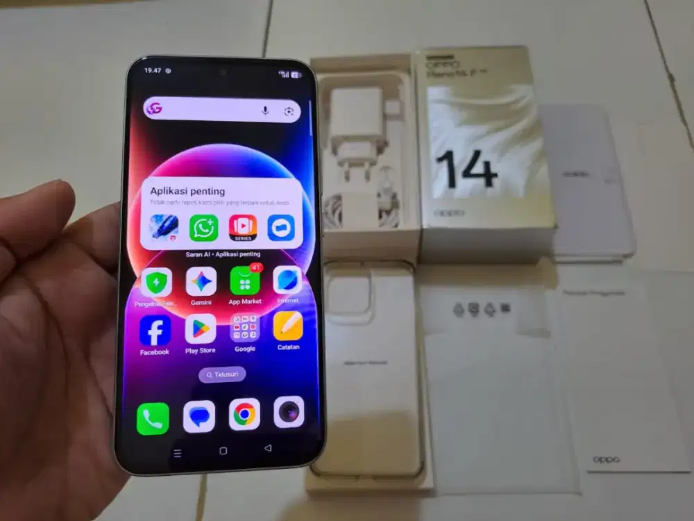 OPPO 14F 5G Ram 8GB + 8GB / 128GB AMOLED 6.57in 6000Mah Snapdragon NFC