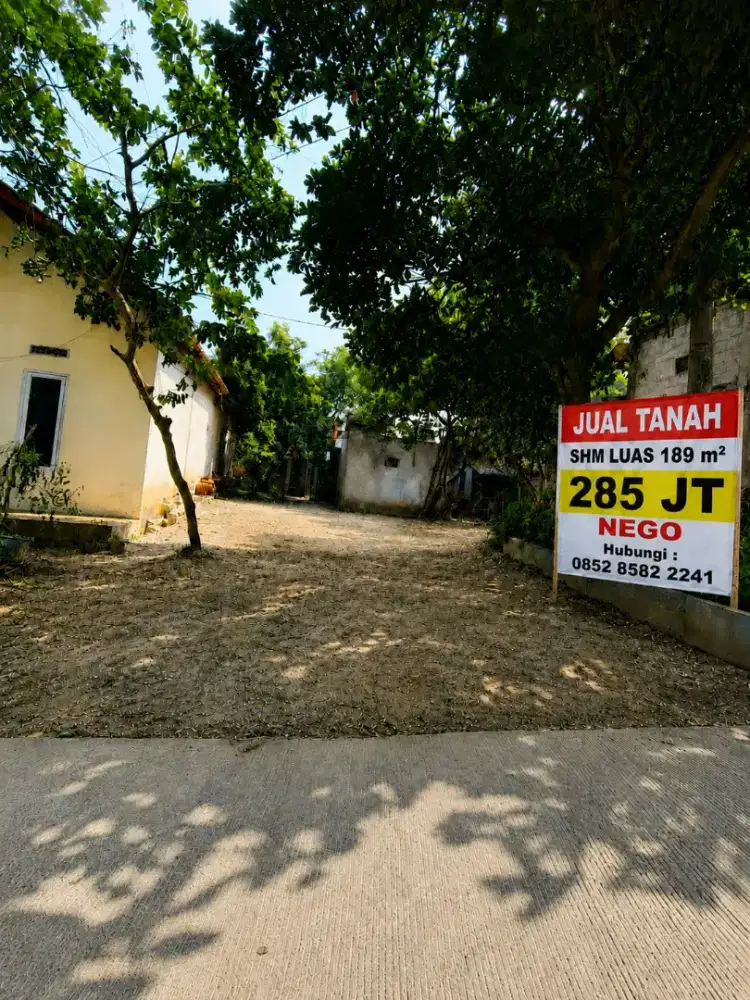 Jual Tanah SHM 189 m² Pinggir Jalan Cilengkrang Cibiru Bandung