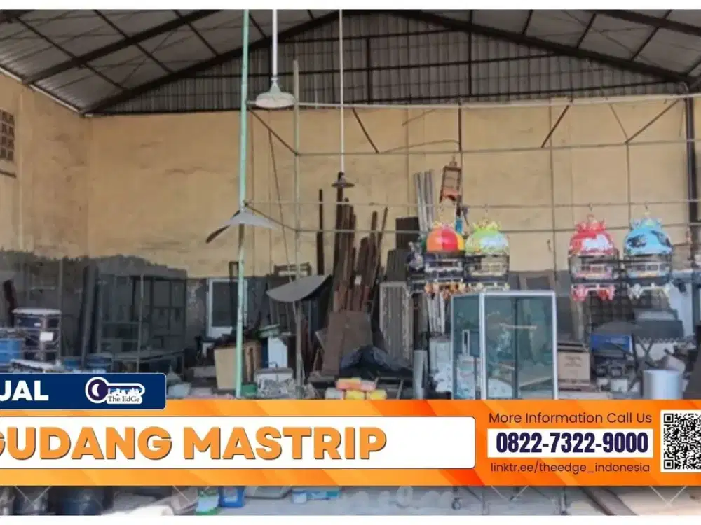 TURUN HARGA!!! Gudang Strategis Mastrip Surabaya 1.200 M² – Akses Cepat Tol & Bandara