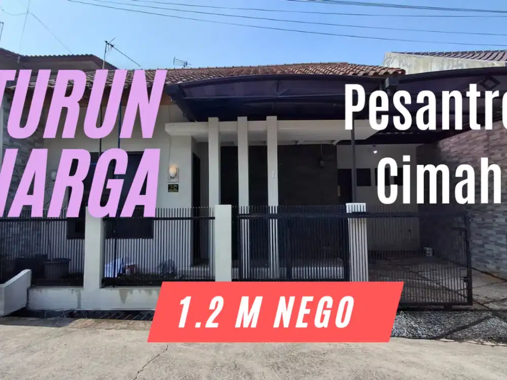 rumah siap huni area pesantren cibabat cimahi bisa kpr