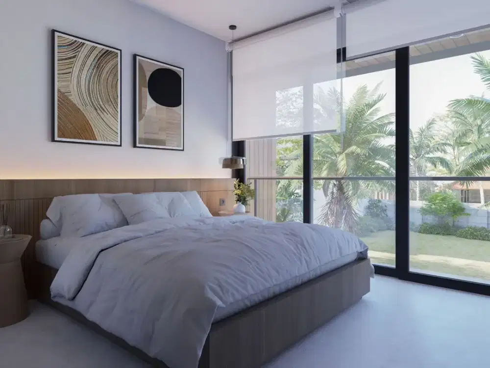 Modern Tropical Villa Dekat Canggu & Seminyak di Kerobokan Bali – Private Garden