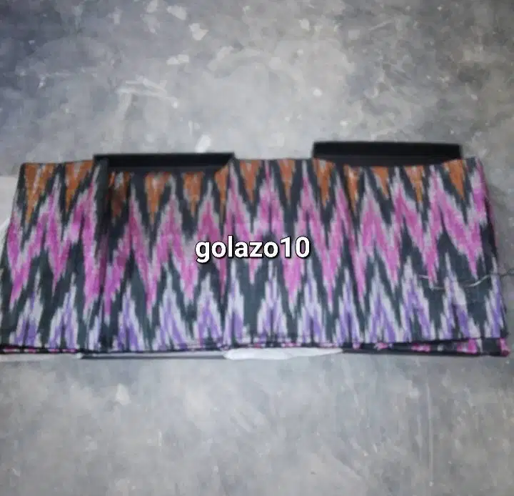 Kain Motif Ungu Cokelat Hitam Exclusive Gift Pack Kado Bank Prioriity