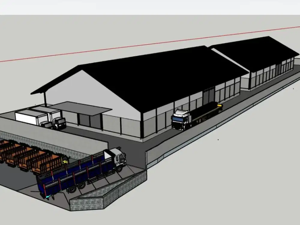 Disewakan Gudang on Progress pembangunan Bagus Area  Denpasar Timur