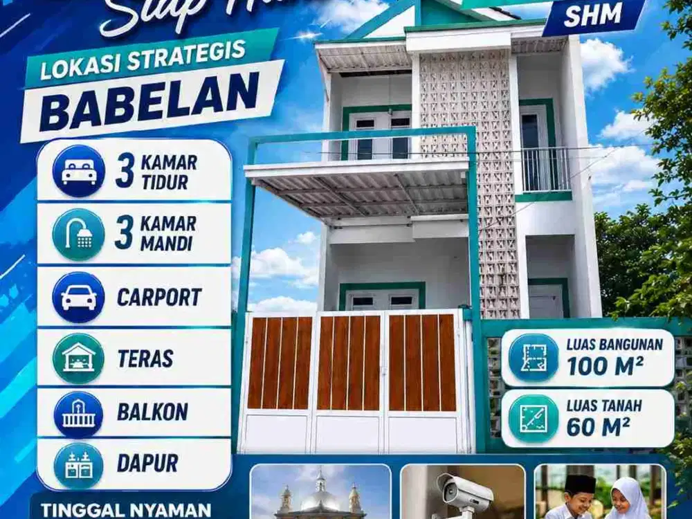 Jual Rumah di bekasi babelan, Turun Harga, Termurah, Nego