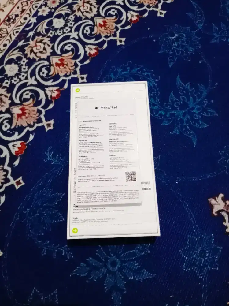 IPhone 17 pro max 256 gb ibox baru, silver