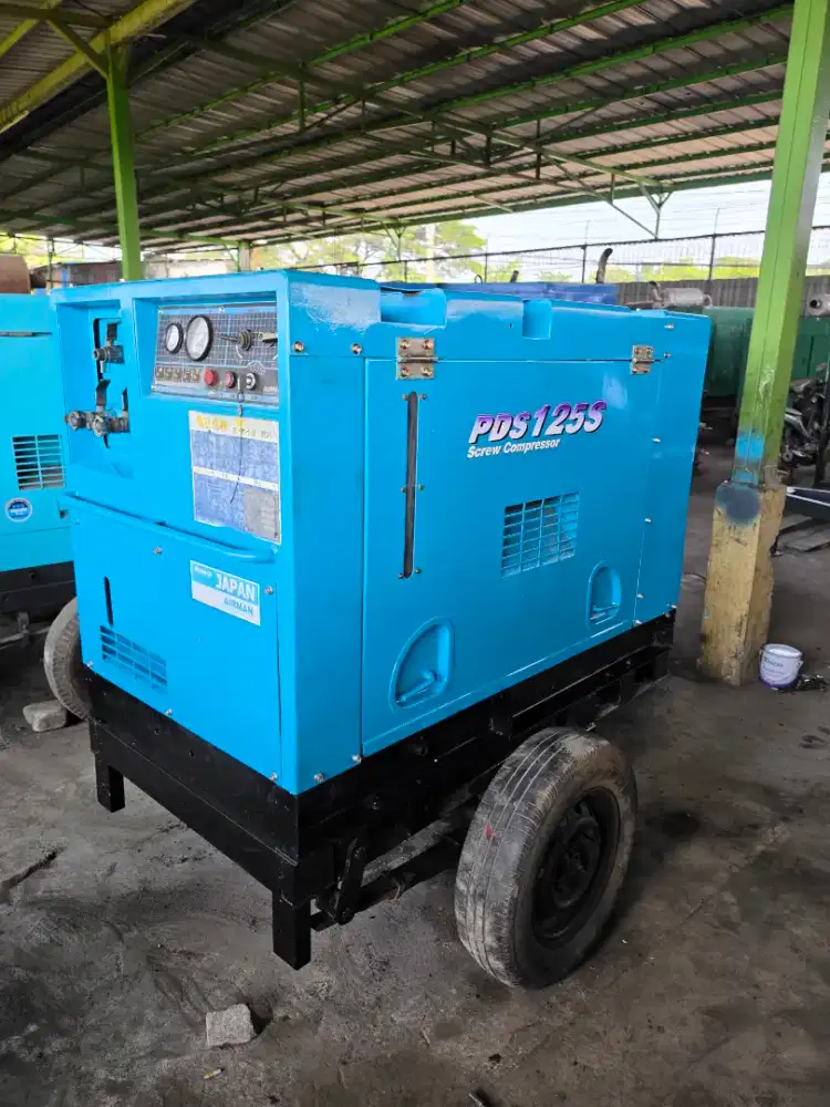 Dijual compressor airman pds 125s engine yanmar alat siap kerja