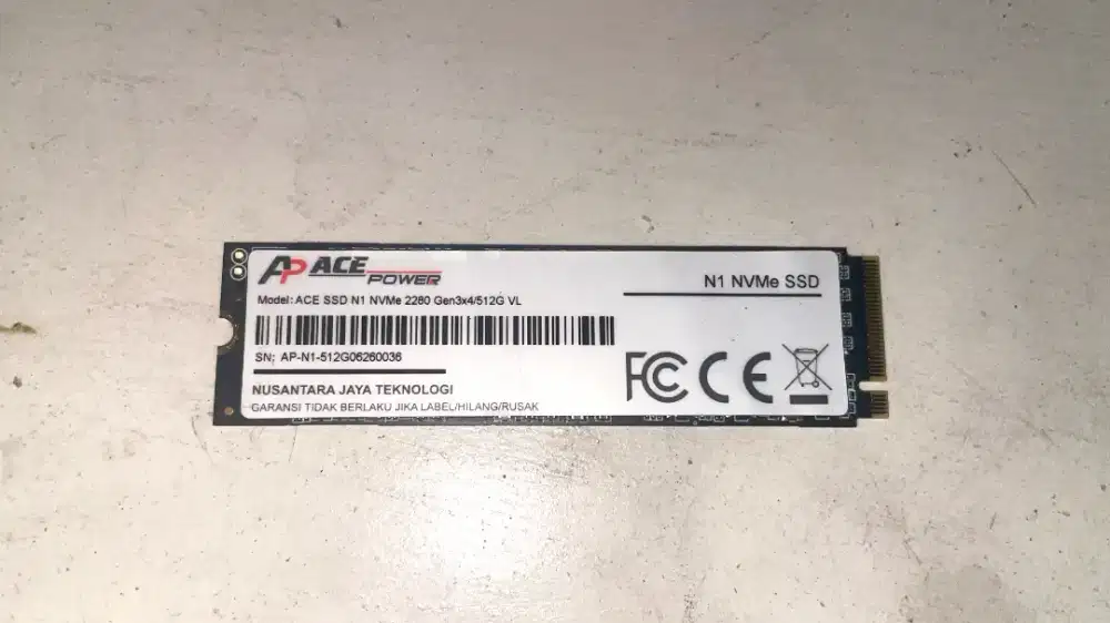 SSD 512GB M.2 NVMe AP ACE Power