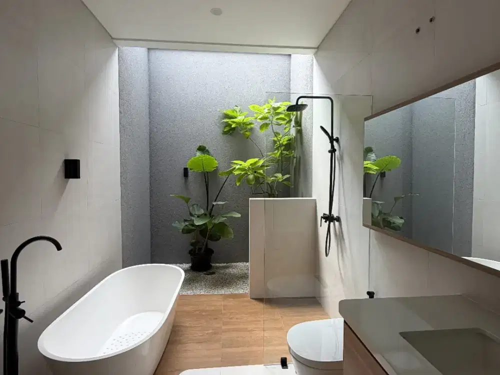 Rumah Semi Furnished dengan Taman Asri Sejuk - Giri Loka BSD