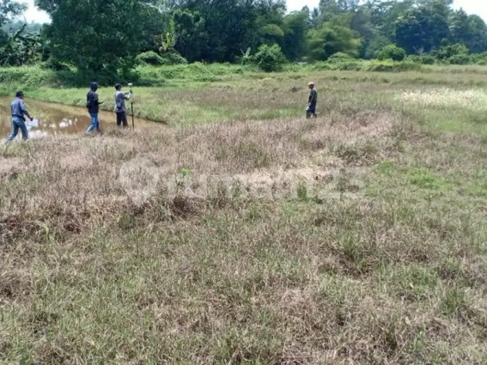 Tanah Darat Menempel Aliran Sungai Cipaheut Tenjo