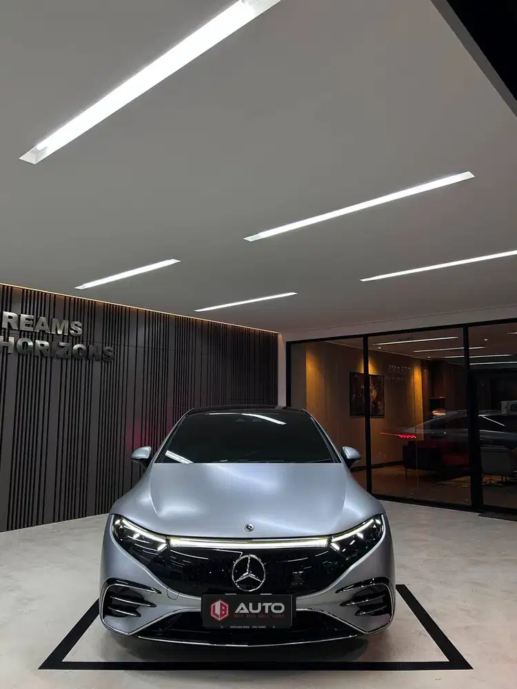 Mercedes-Benz EQS450+ AMG Line Sedan EV 2023 Abu-abu Km5rb Mercy B1079