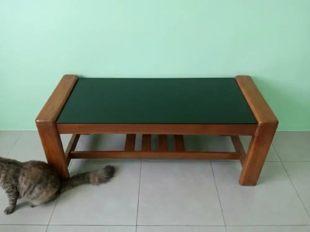 MEJA KAYU JATI ANTI KROPOS