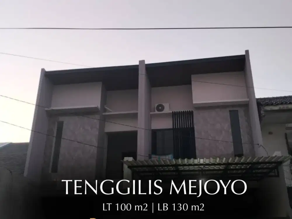 DIJUAL RUMAH BARU TENGGILIS MEJOYO