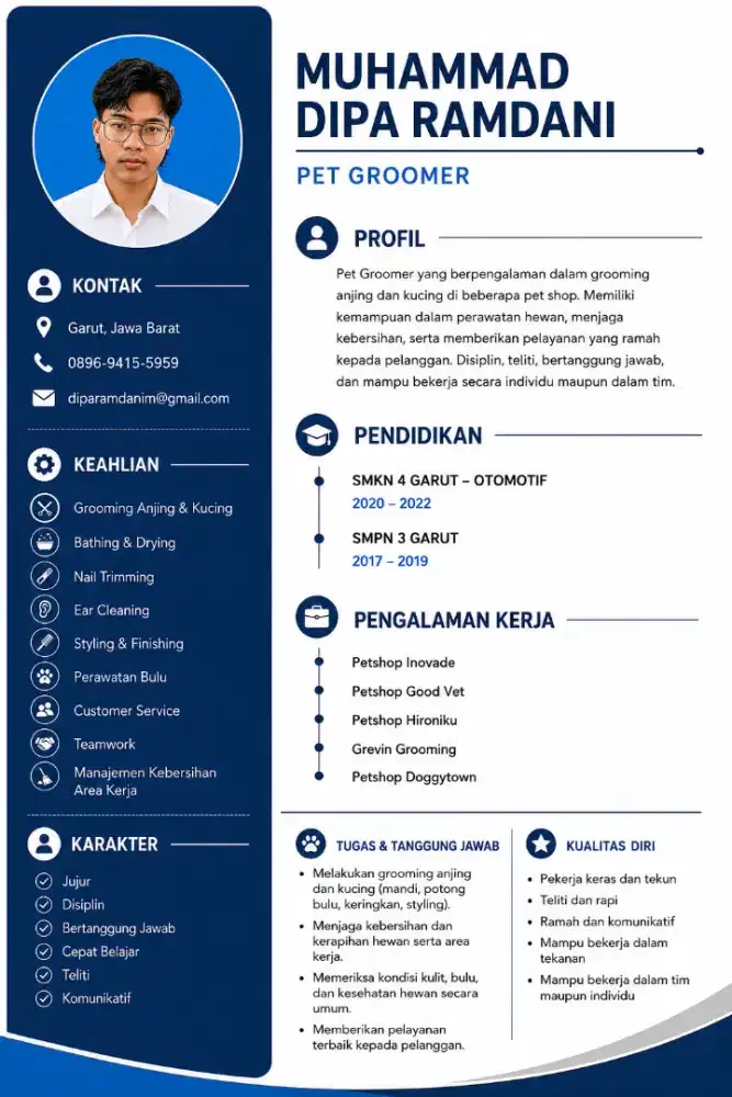 Pet grooming hewan