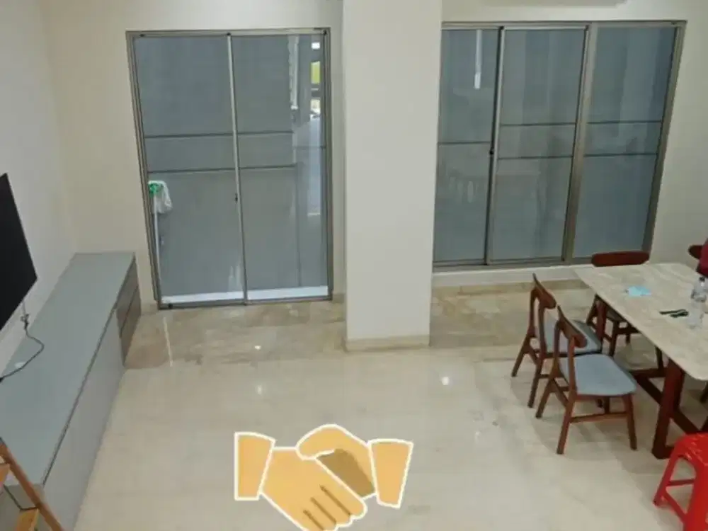 sewa rumah golf island PIK uk 8x15m furnished