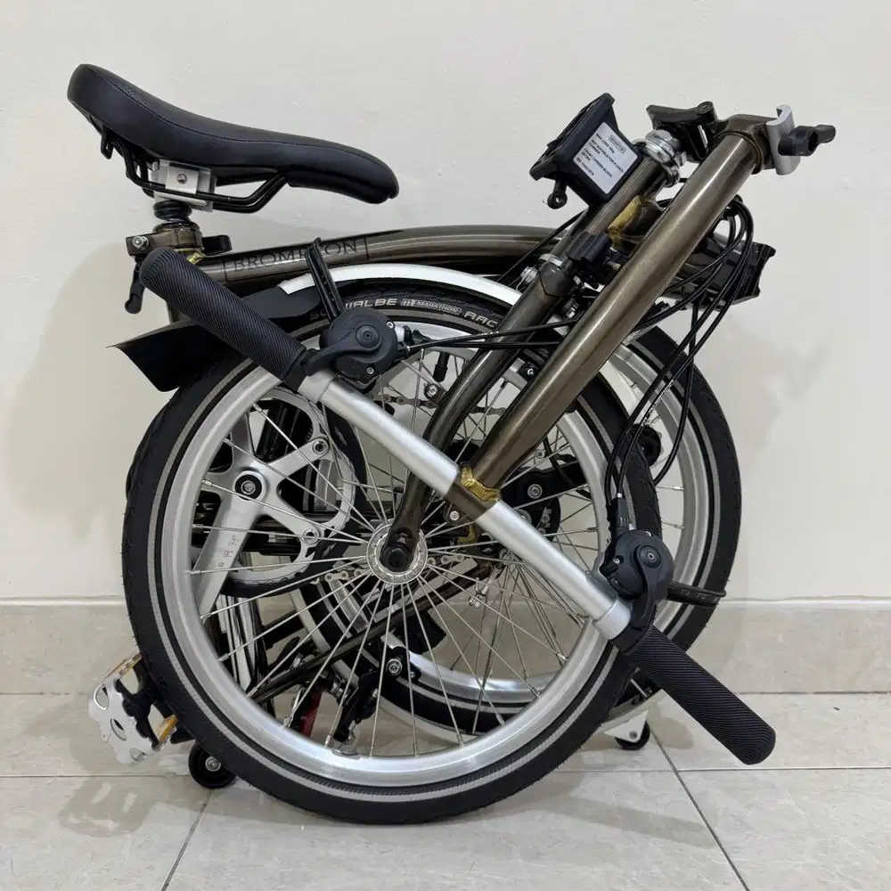 BROMPTON S6L BLACK LACQUER 2020 - LIKE NEW