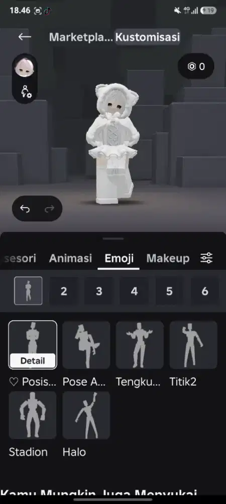 Akun Roblox Cewek Aesthetic Siap Main Harga Terjangkau