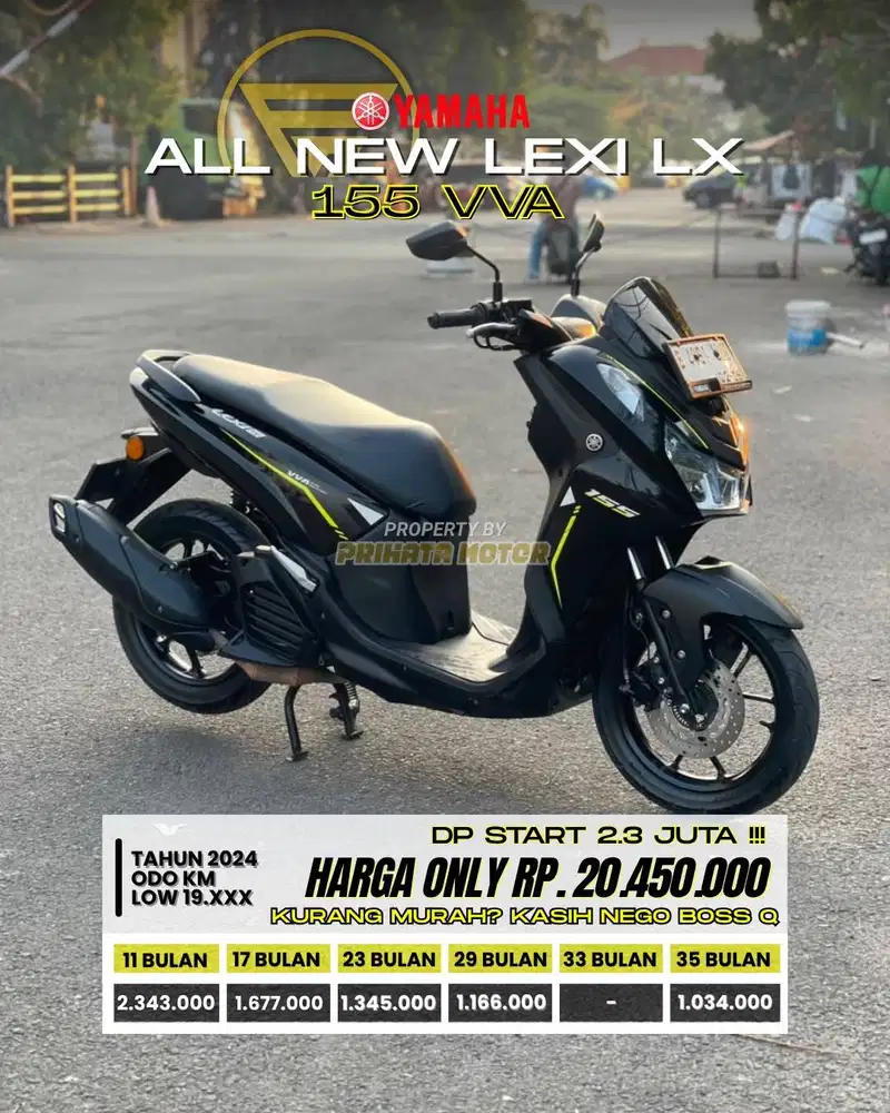 CREDIT DP MULAI 2.3 JUTAA LEXI LX 155 2024 !!!