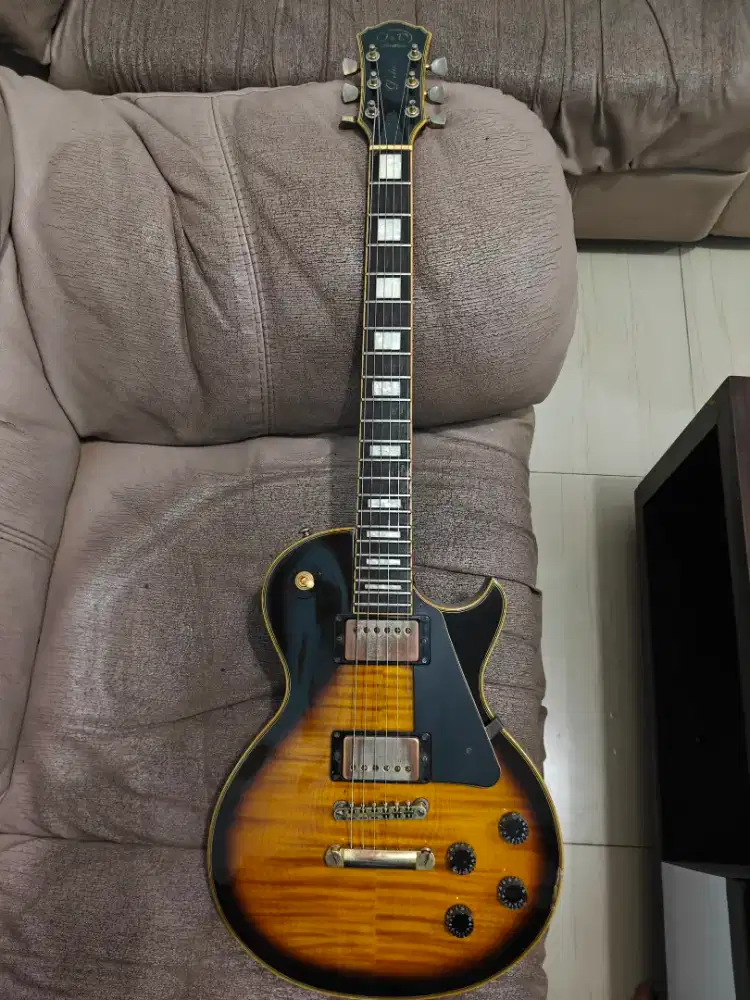 Gitar original lespaul J&D deluxe harga pas aja