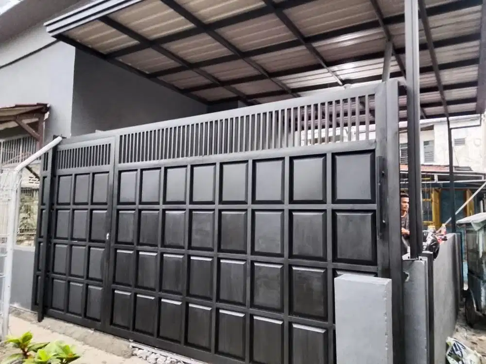 Pintu gerbang plat