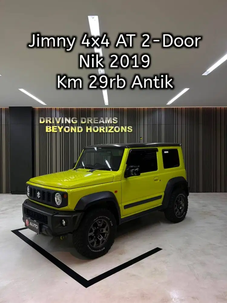 Suzuki Jimny 4x4 All Grip AT 2020 Kuning 4wd D1821HG Km29rb Nik 2019