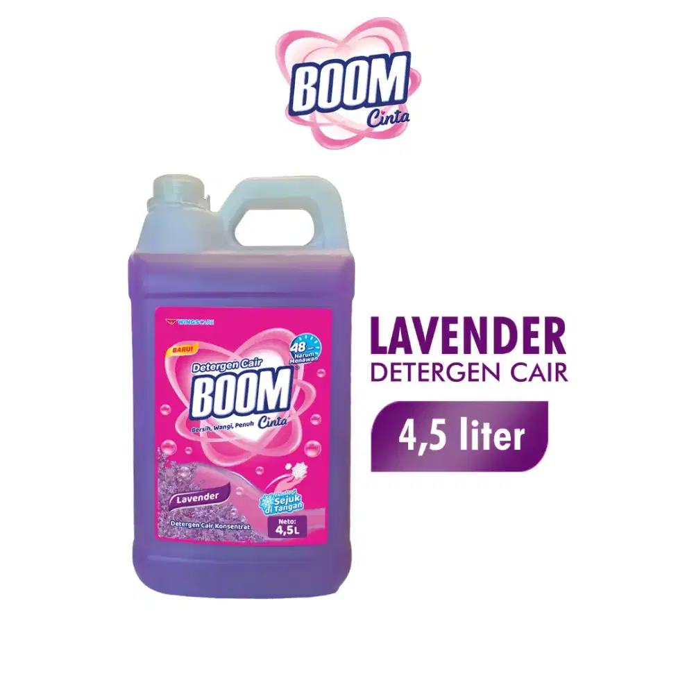 BUY 1 GET 1 BOOM CINTA LEQDET LAVENDER 4,5 L