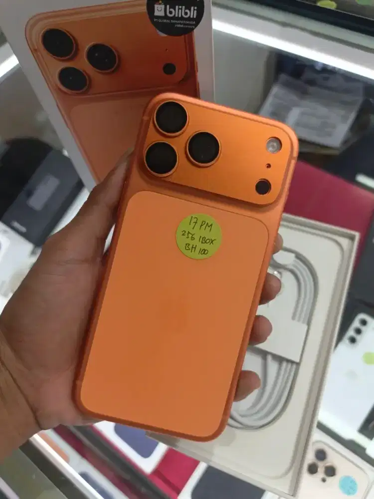 Iphone 17 pro max 256gb second ex ibox garansi on