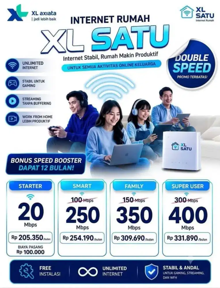 WiFi First media by XL Satu