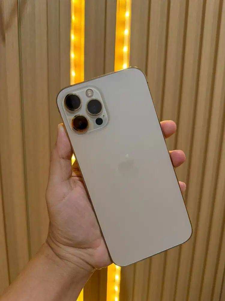 iPhone 12 Pro Max 128GB Gold | Face ID Normal | Kamera Mulus