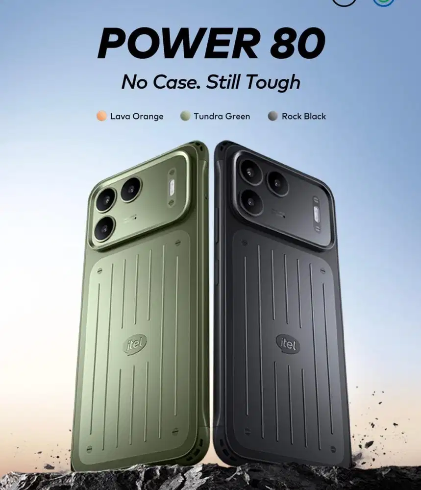 ITEL P80 4/128 black (baru) bisa kredit lewat kredivo