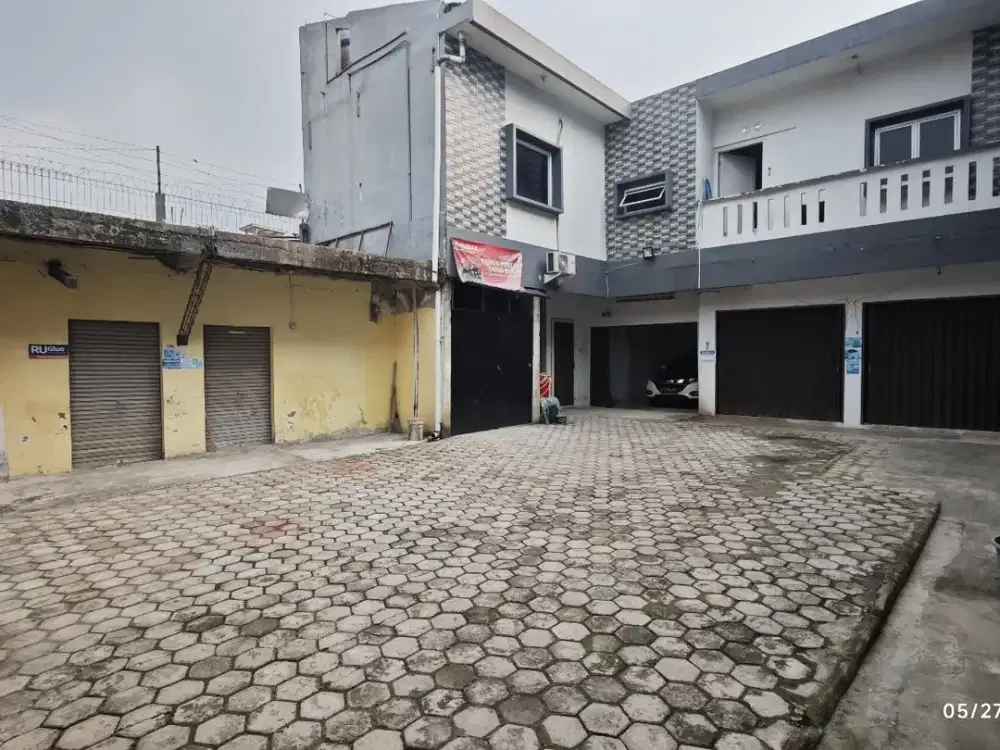 Ruko pinggir jalan tanah baru depok dekat alfamidi