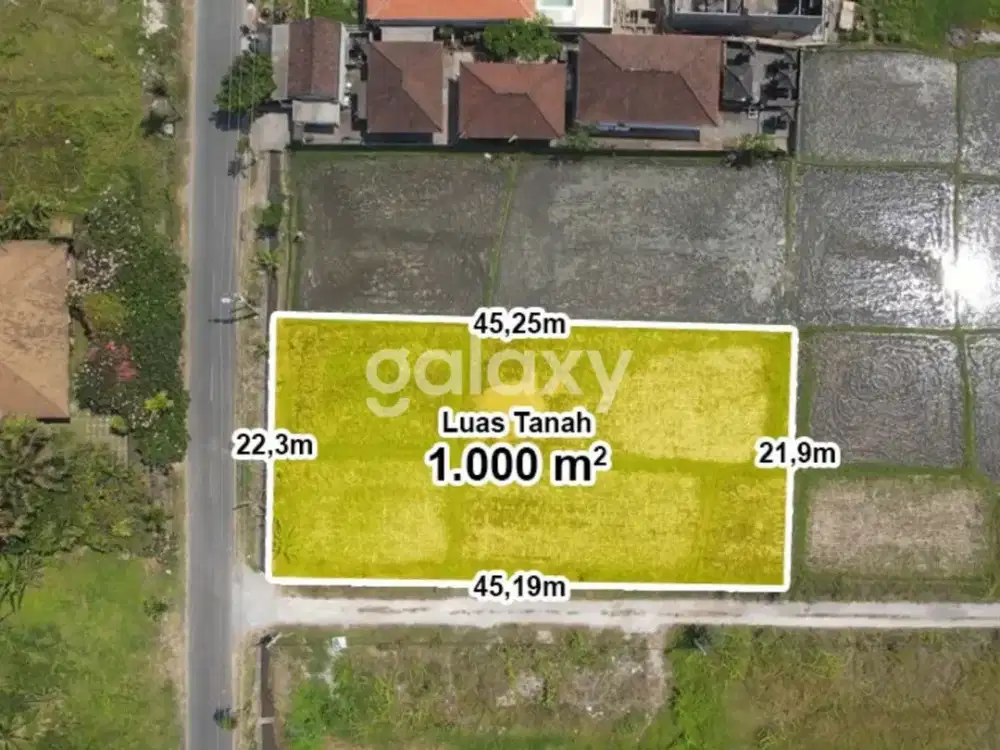 Exclusive Tourism-Zoned Beachside Land In Cemagi