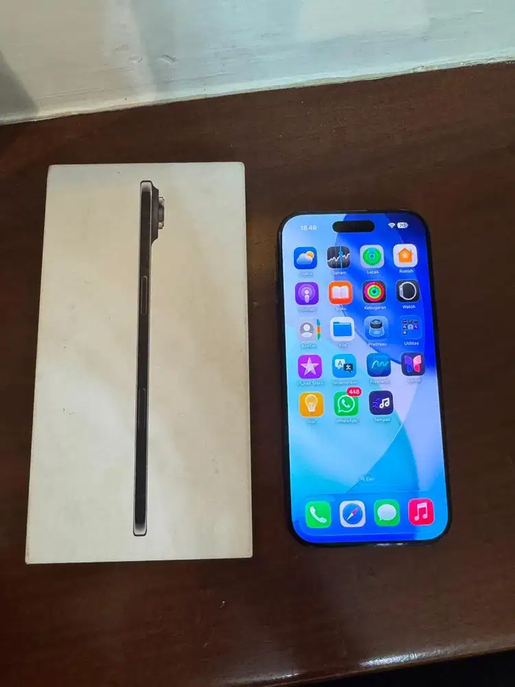 Iphone 17 air 256gb black fullset garansi resmi