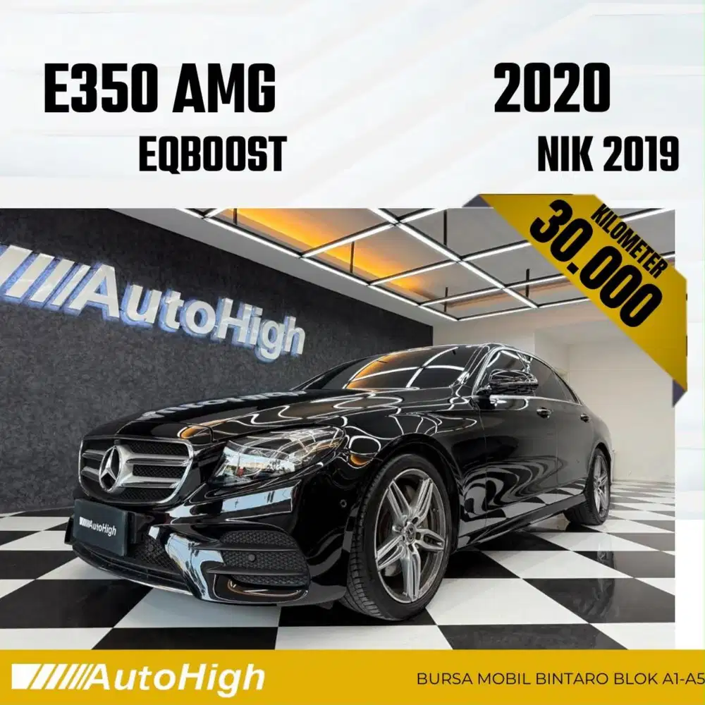 DP10% [Km30.000] E350 AMG EQ Boost 2019 Black Reg 2021 #AUTOHIGH