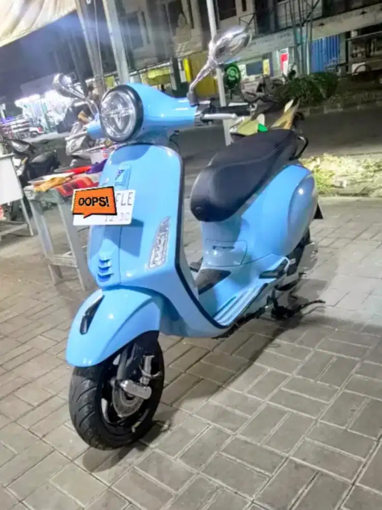 Vespa Primavera S Blue Capri 2025 Akhir Joosss