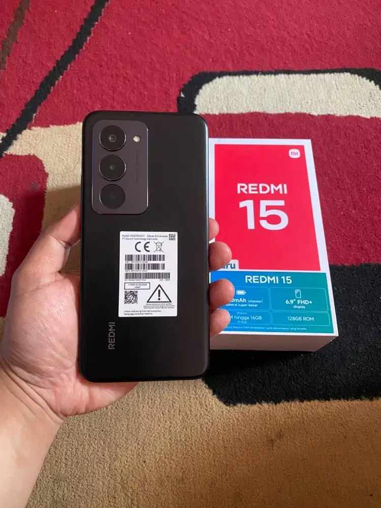 BISMILLAH REDMI 15 RAM 8/128 FULSET MULUS