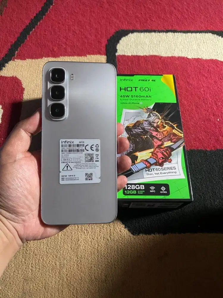 BISMILLAH INFINIX HOT 60i RAM 6/128 FULSET NOMINES